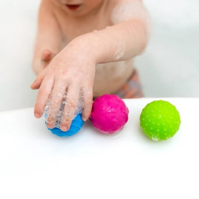 Sensoryczne piłeczki do kąpieli Mobi - Wooshlz| Mobi