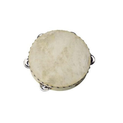 Tamburyno naturalne z 5 dzwonkami | Goki