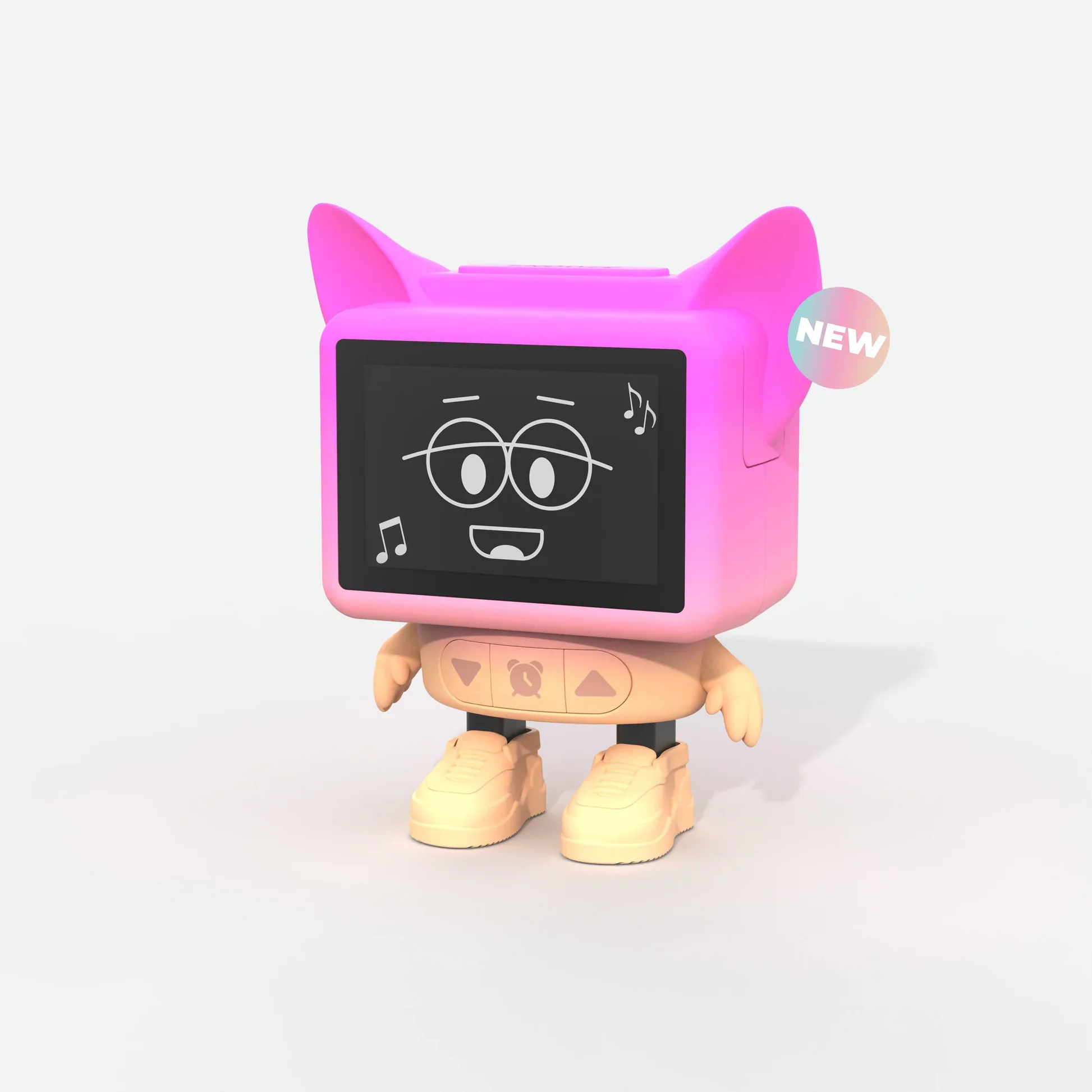 Tańczący budzik MOB – różowy - obrazek 2