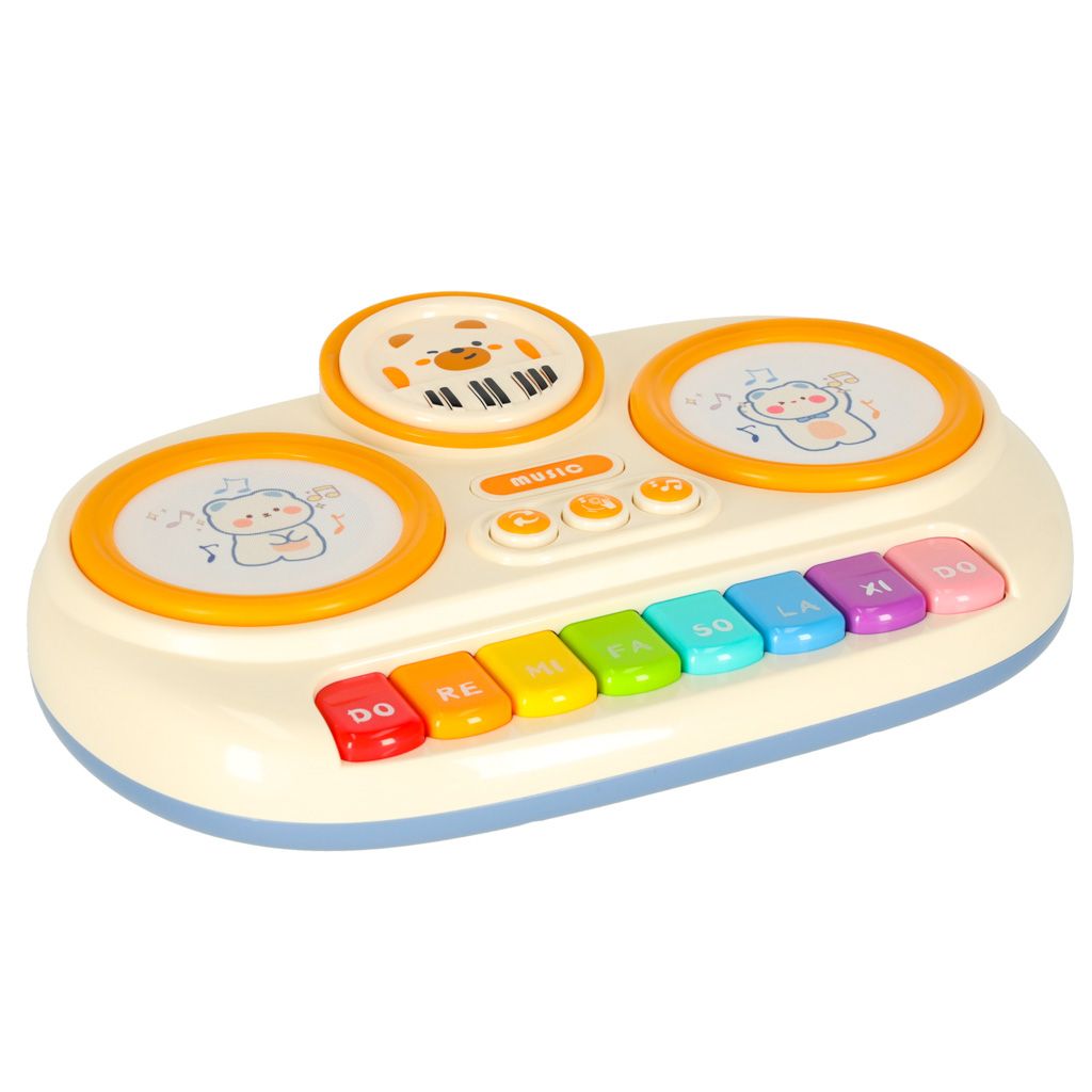 Pianinko organki interaktywne dla dzieci edukacyjne beżowe