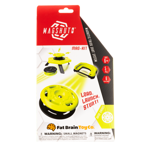 MagShuto Żółty Zestaw Startowy   Fat Brain Toys