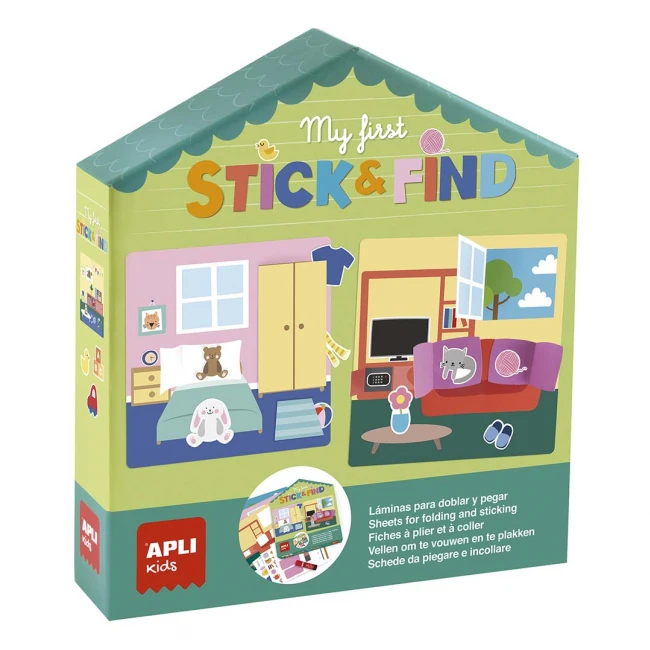 Mój pierwszy zestaw artystyczny  Kartonowe wyklejanki  Apli Kids