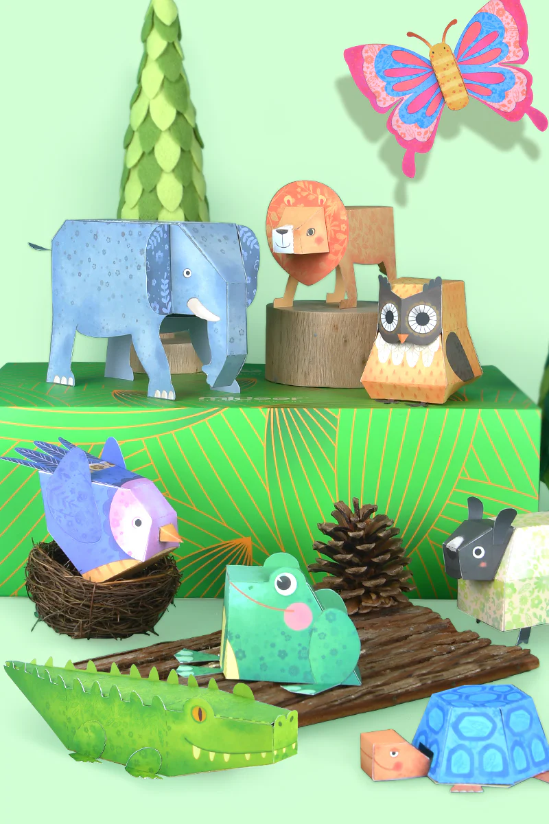 Origami – Papierowe zwierzęta mideer