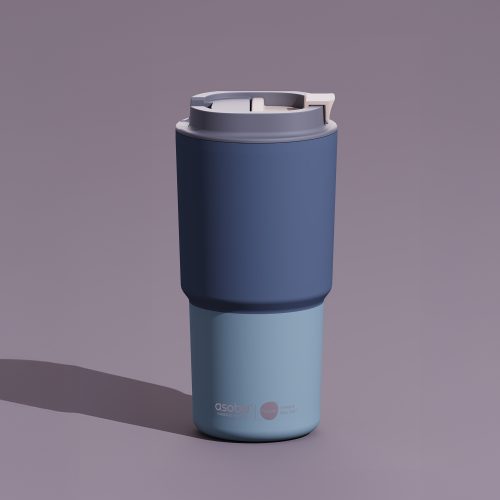 Kubek termiczny Pick Me Up Asobu – pastelowy niebieski 650 ml