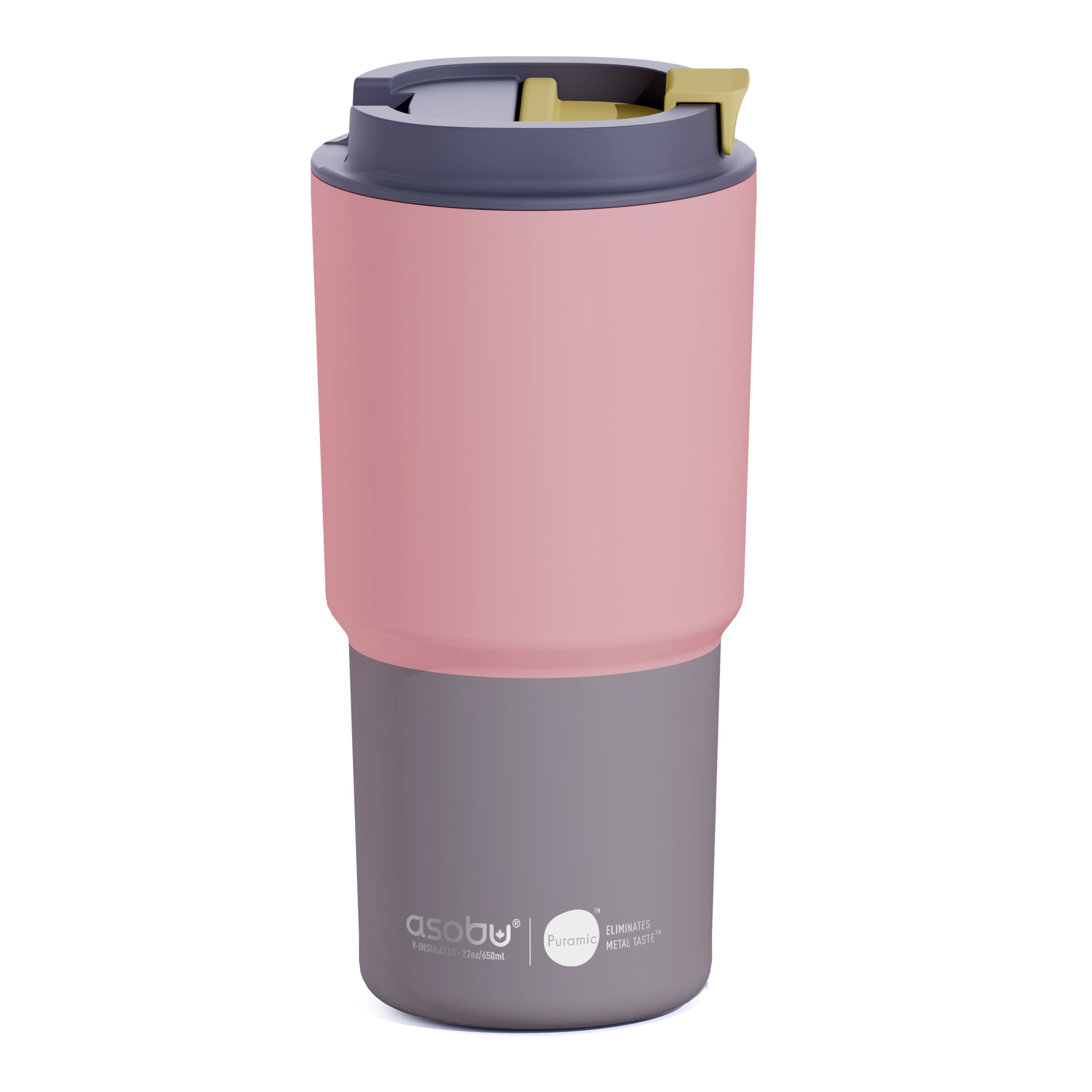 Kubek termiczny Pick Me Up Asobu – brzoskwiniowy 650 ml
