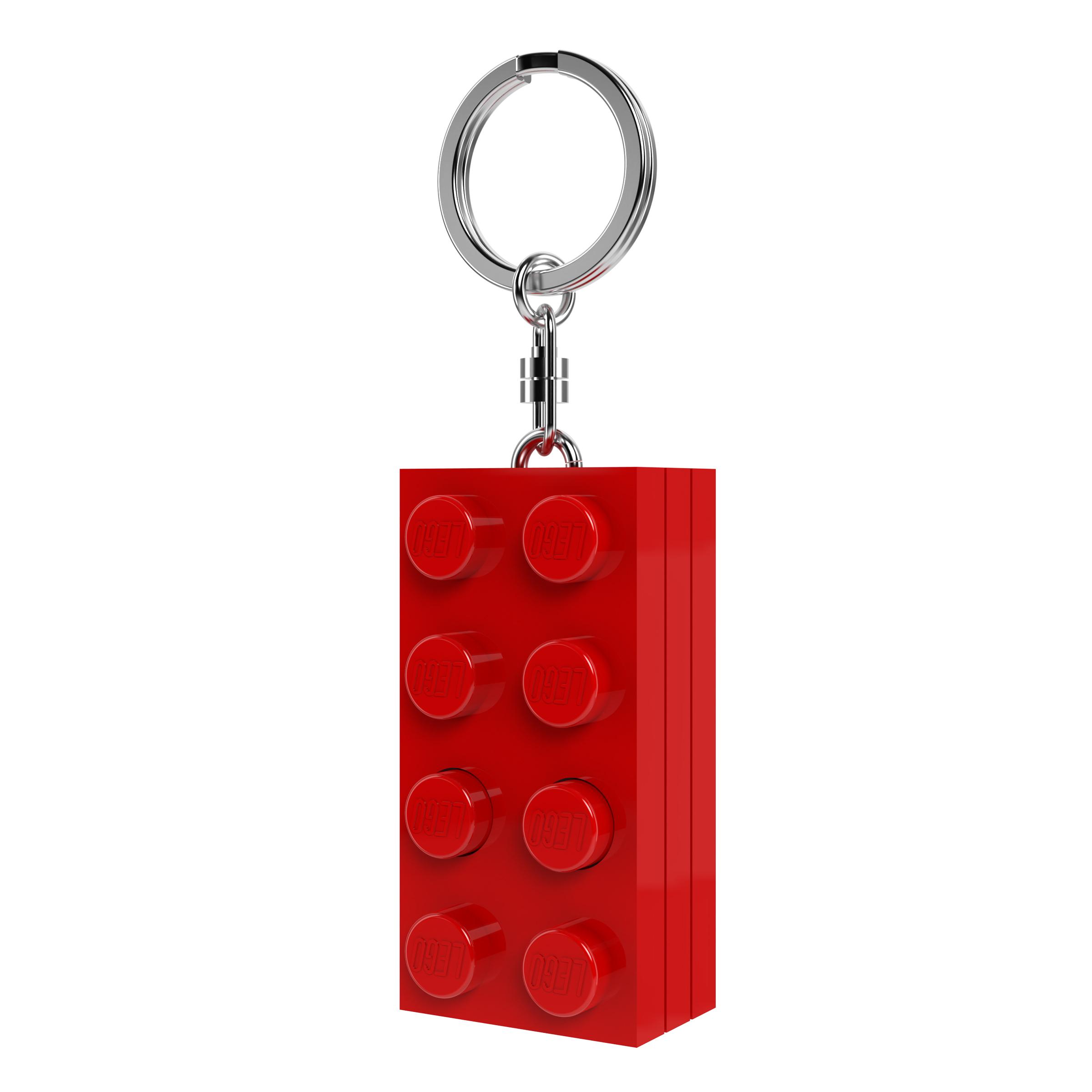 Brelok do kluczy z latarką LEGO® Klocek czerwony