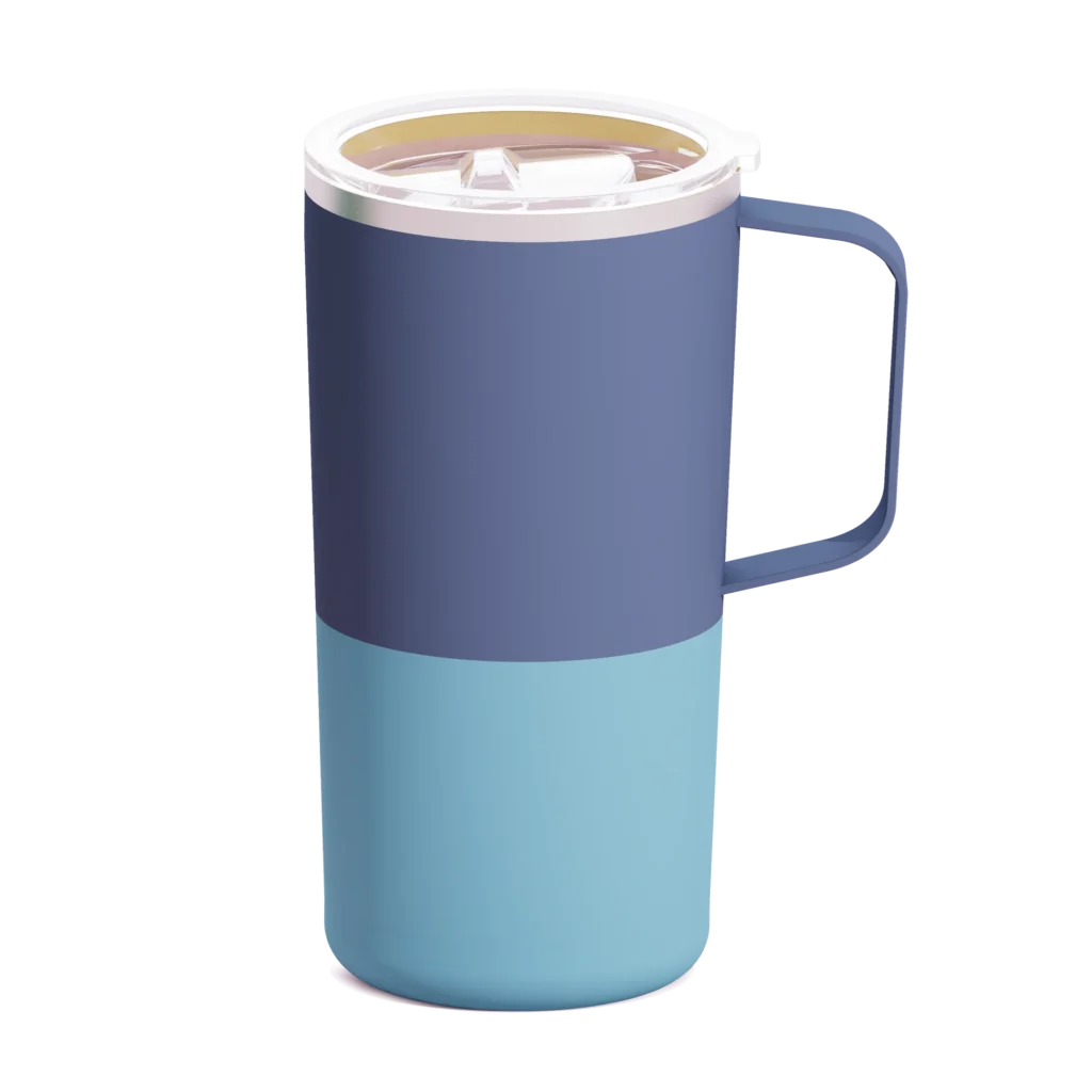 Kubek termiczny Tower Mug Asobu – pastel blue 660 ml