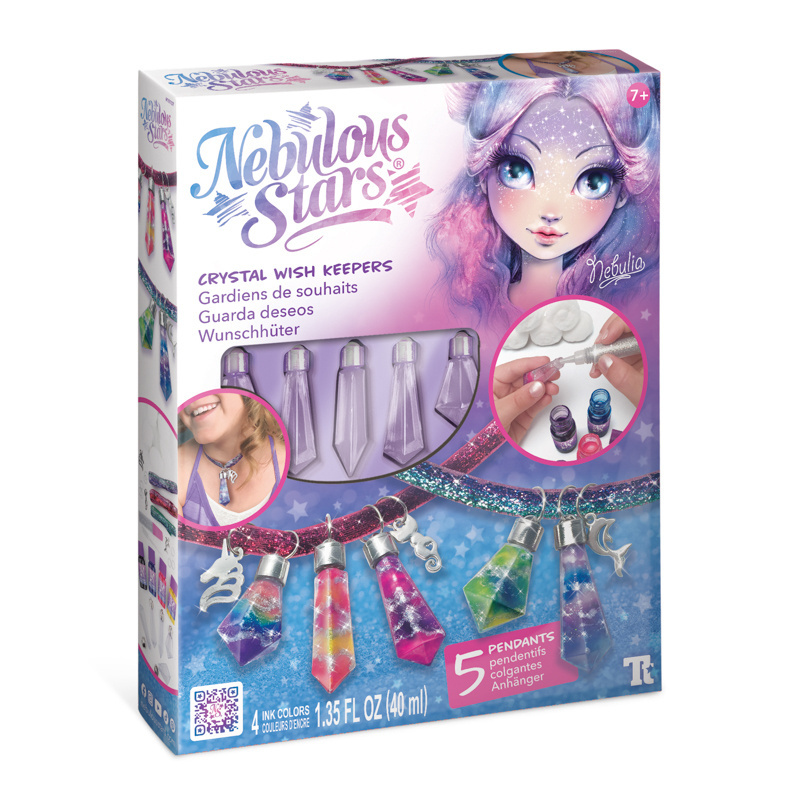 Zestaw magicznych kryształów – naszyjniki DIY z kryształów 7+ Nebulia Nebulous Stars