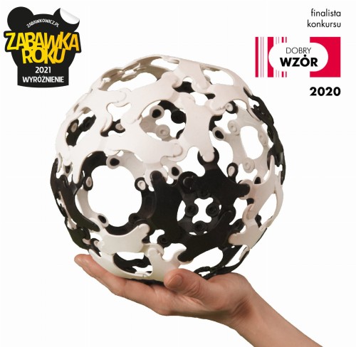 Binabo eko klocki 60el czarno - białe