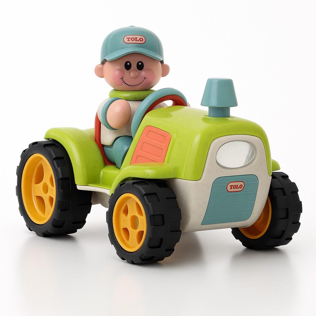 Traktor z farmerem TOLO BIO First Friends