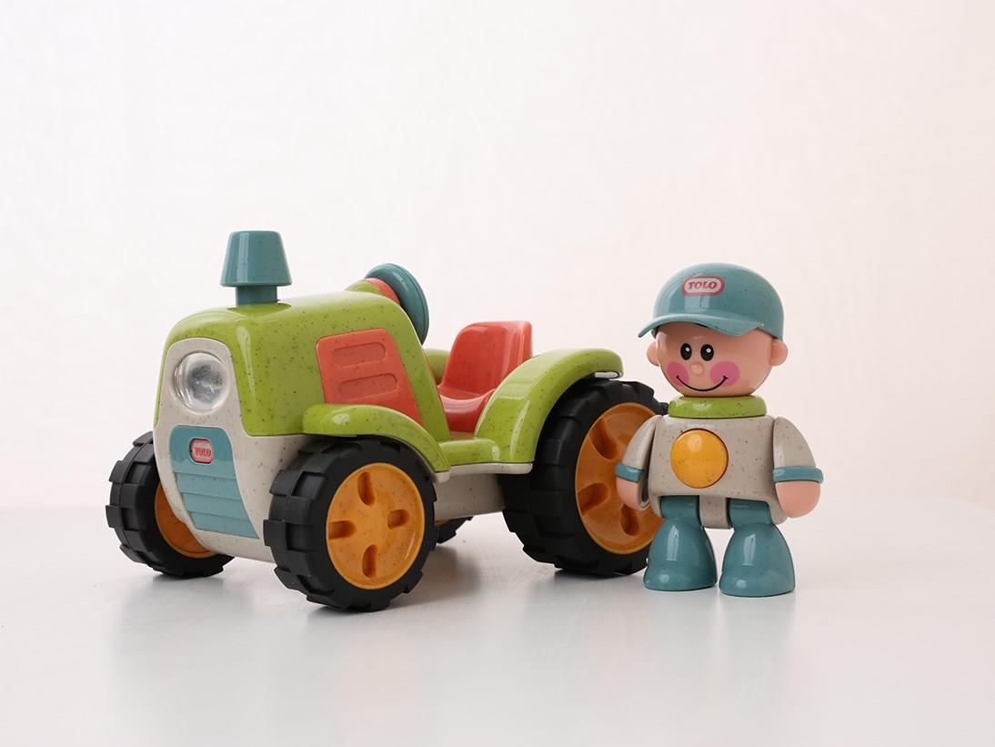Traktor z farmerem TOLO BIO First Friends - obrazek 3