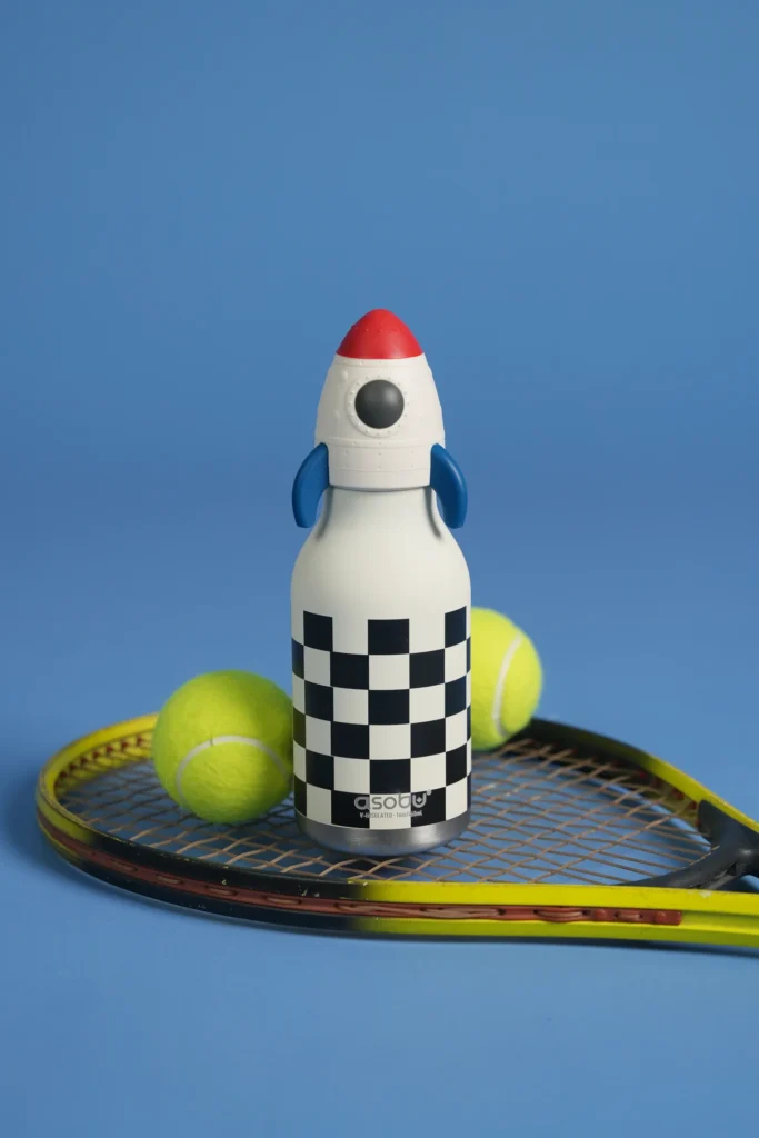 Butelka termiczna ze słomką Bestie Asobu -Rakieta   460 ml