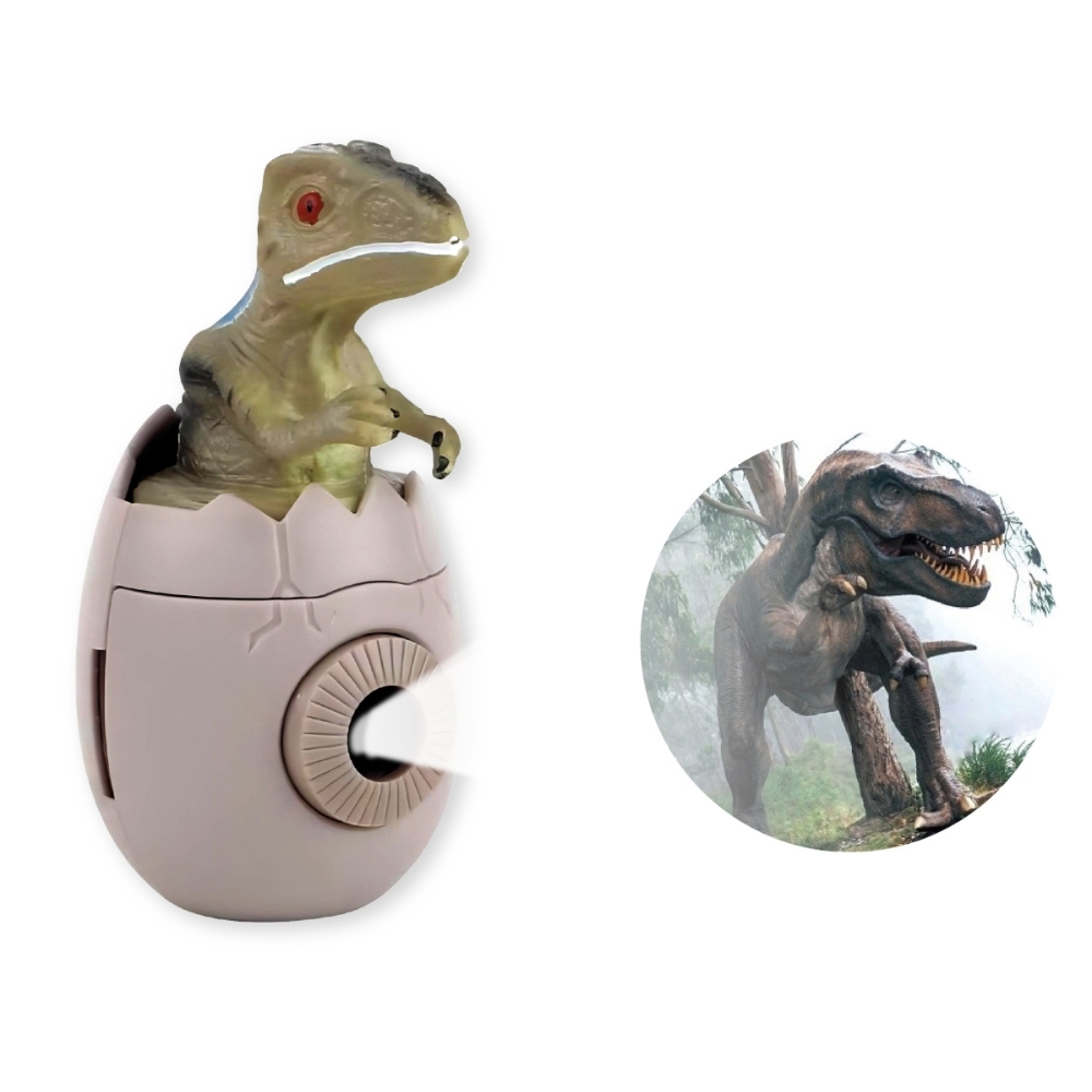 Projektor z wymiennymi dyskami  - Dinozaur Velociraptor Apli Kids