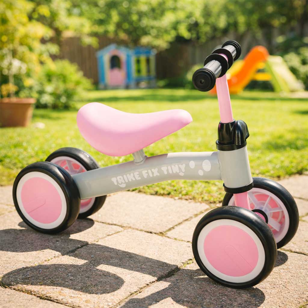 Rowerek biegowy czterokołowy różowy TRIKE FIX TINY