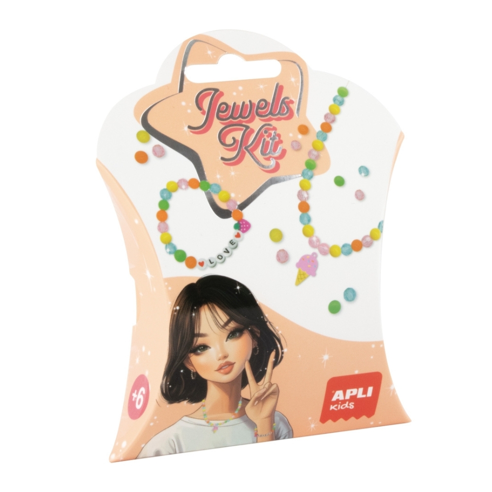 Zestaw do tworzenia naszyjników i bransoletek DIY Kit Apli Kids - Lody