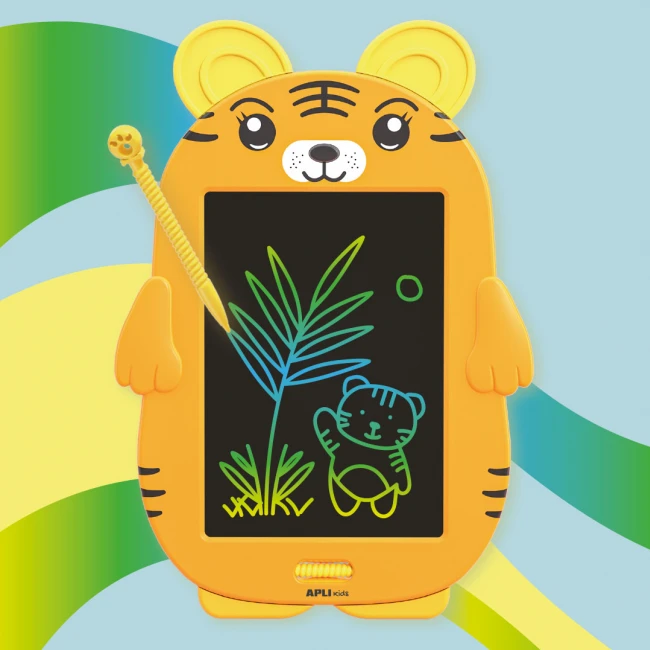 Magiczny tablet LCD do rysowania Apli Kids -Tygrysek