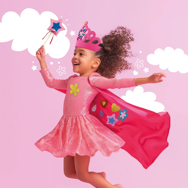 Zestaw DIY Apli Kids - Przebranie dla księżniczki | Apli Kids