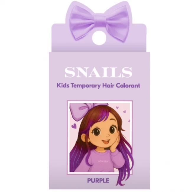 Zmywalna kreda do włosów Snails - Purple