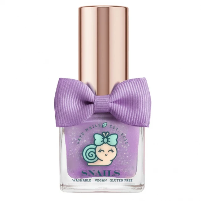 Lakier do paznokci dla dzieci BIO Snails -Wild Tulip