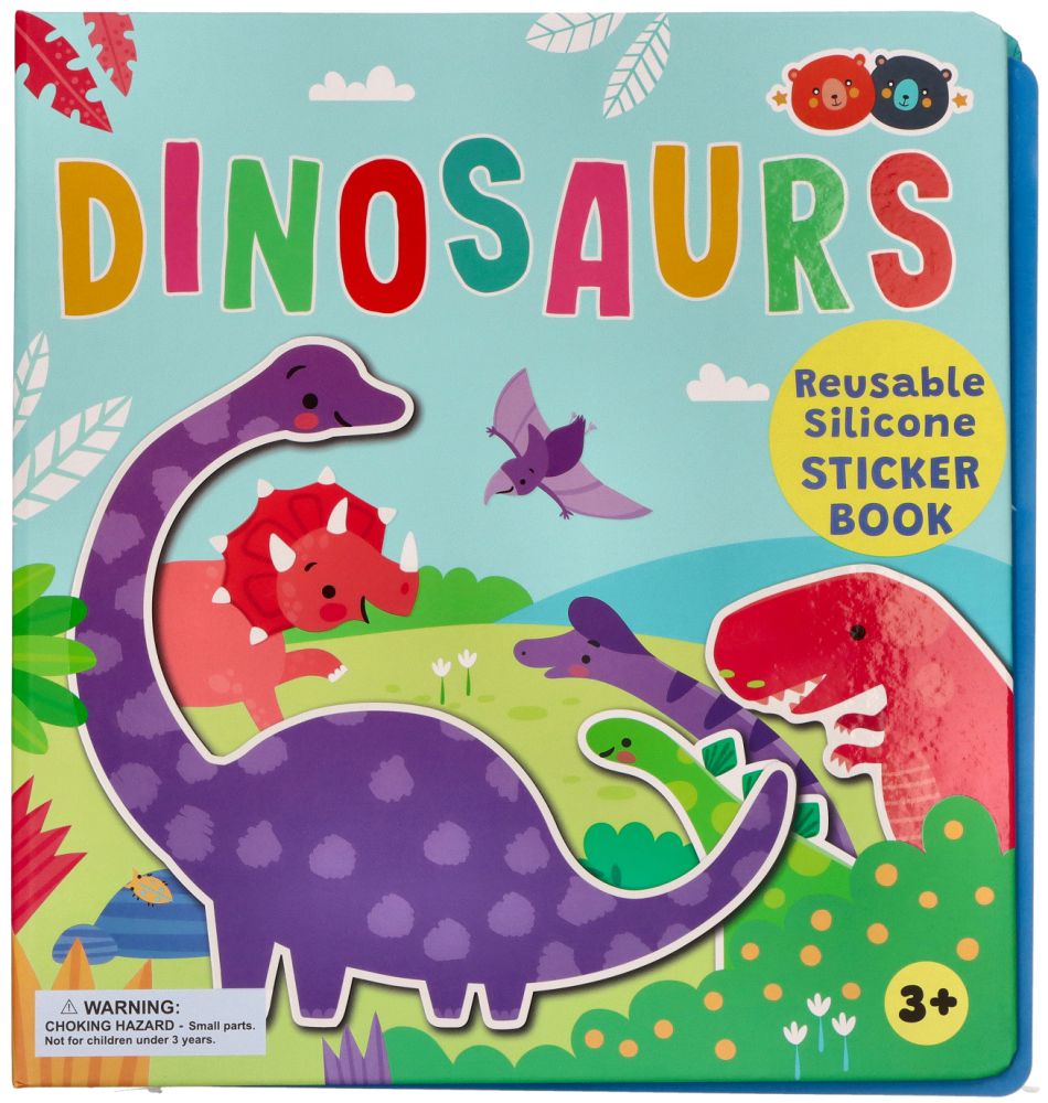 Książeczka z naklejkami dinozaury | Buddy&Barney