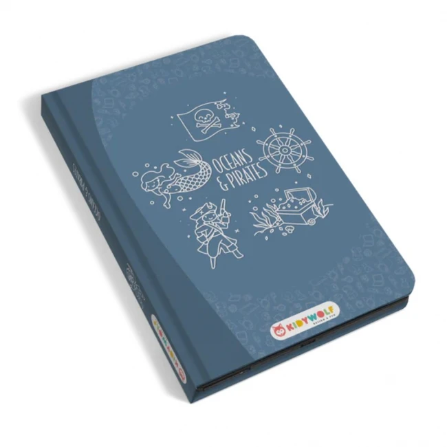 Tablet graficzny z szablonami do rysowania KIDYDRAW-MINI - Piraci