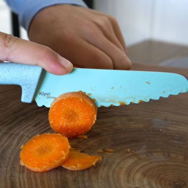 Klasyczny nóż dziecięcy SKÅGFÄ Klyv Classic - Niebieski morski