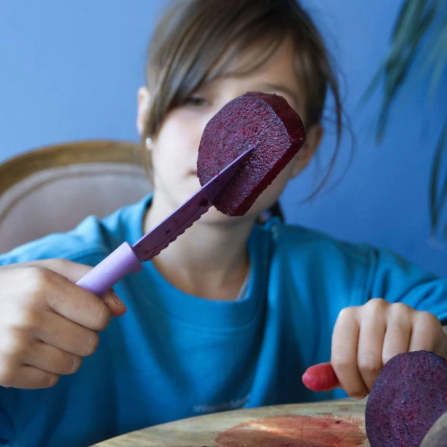 Klasyczny nóż dziecięcy SKÅGFÄ Klyv Classic - Lawenda