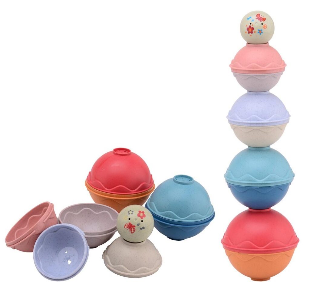 Wieża z kulek BIOplastik Happy World 12m+