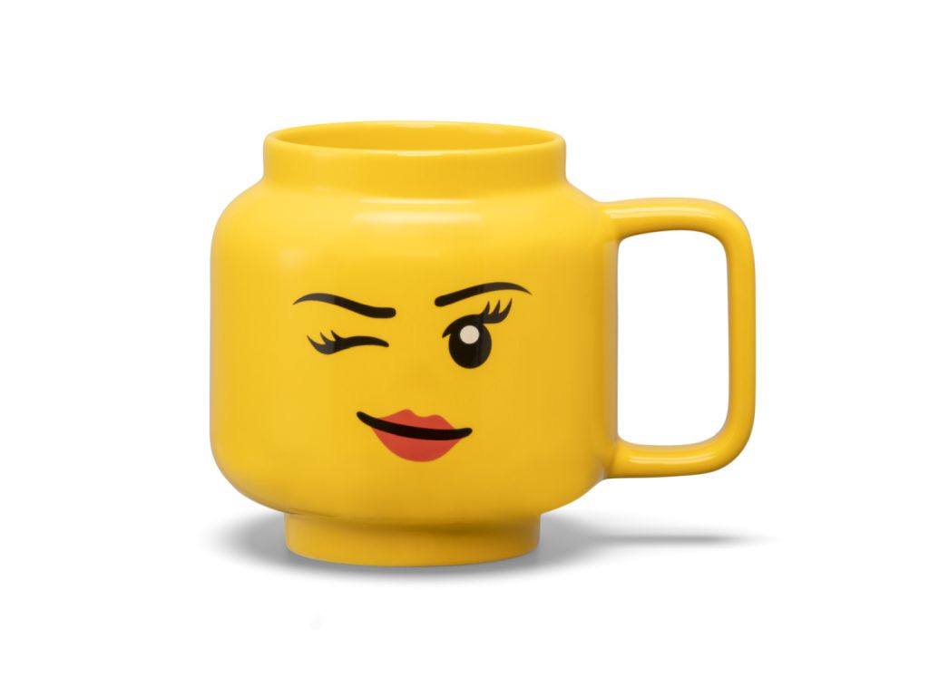 Kubek ceramiczny duża głowa LEGO® – Dziewczynka oczko
