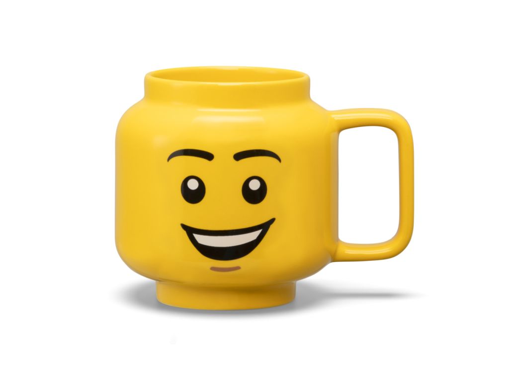 Kubek ceramiczny duża głowa LEGO® – Chłopiec z uśmiechem