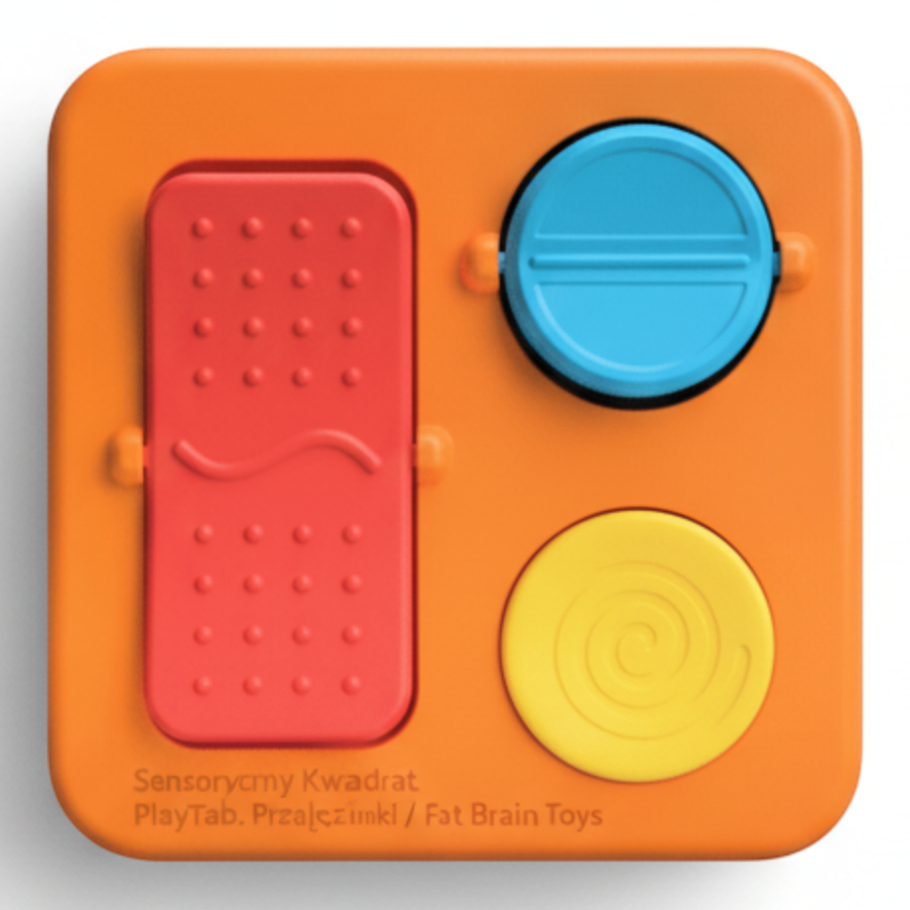 PlayTab Sensoryczny Kwadrat Przełączniki  Fat Brain Toys
