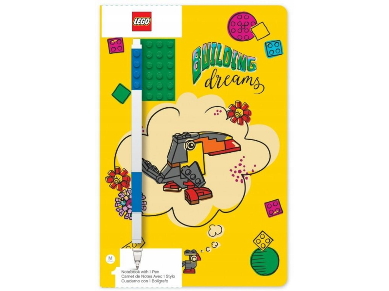 Notatnik LEGO® Building Dreams z długopisem