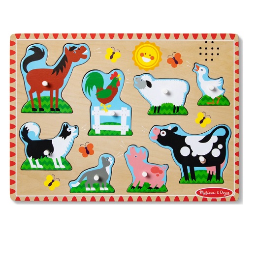 Puzzle dźwiękowe Farma| Melissa&Doug