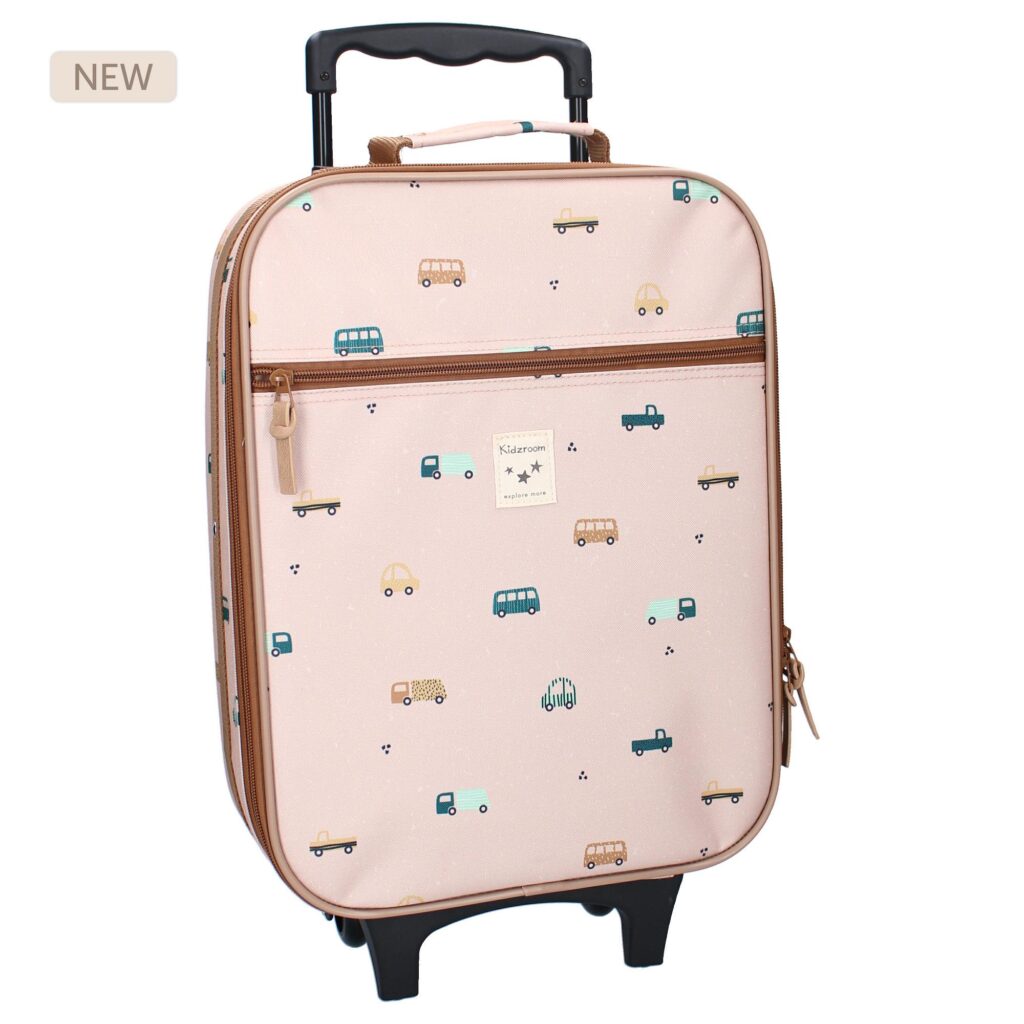 Walizka dla dzieci  Sweet Cars brown KIDZROOM