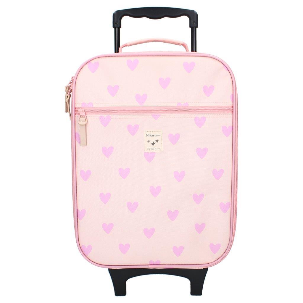 Walizka dla dzieci Magical Heart pink KIDZROOM