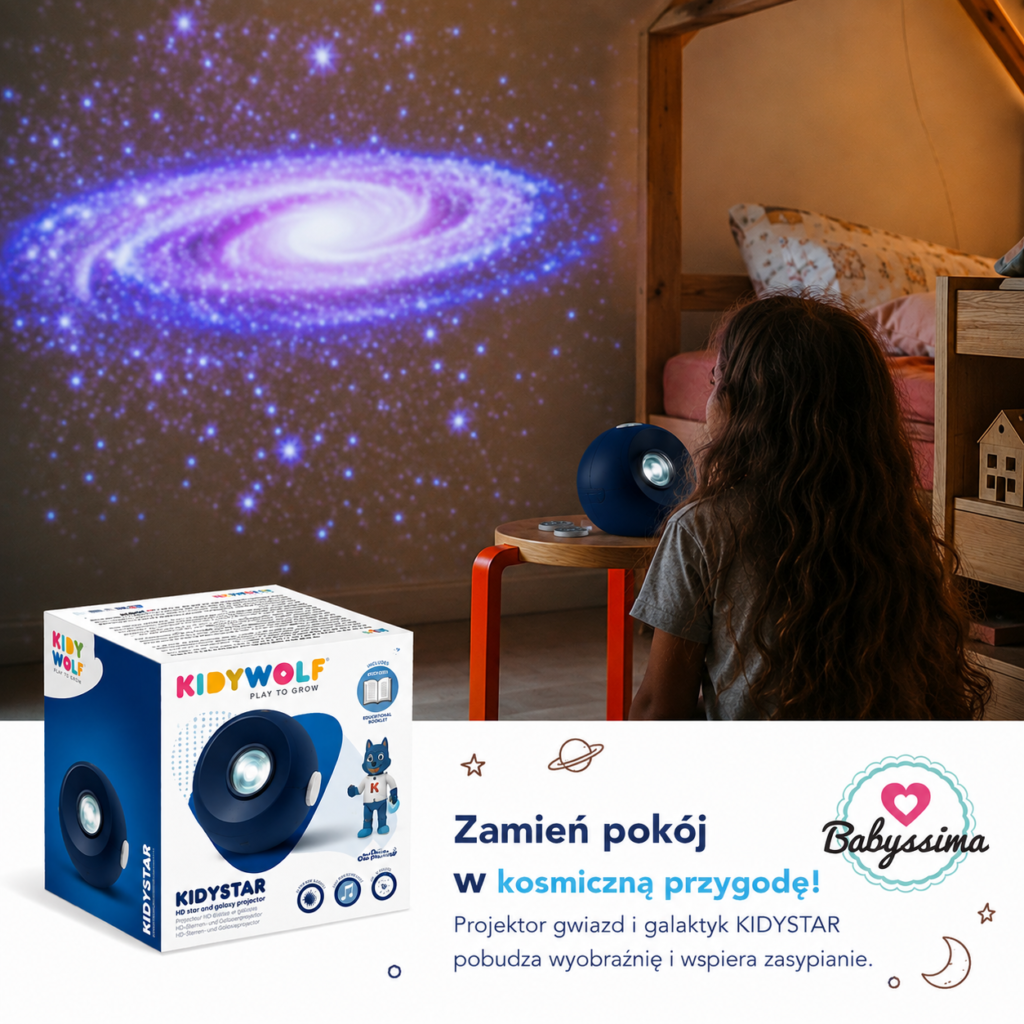 Projektor dla dzieci KIDYWOLF KIDYSTAR Galaktyka