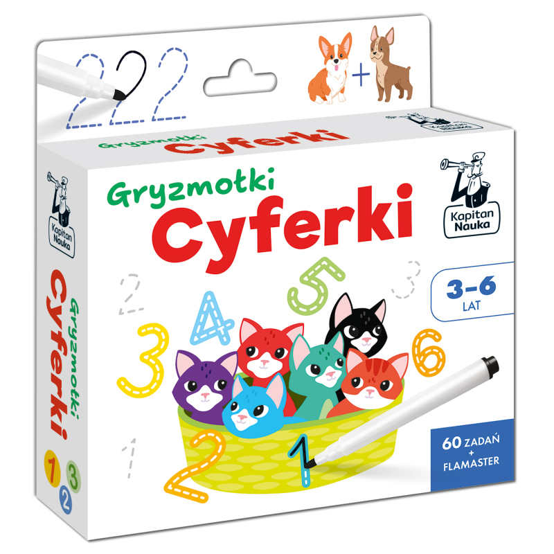 Gryzmołki Cyferki Kapitan Nauka
