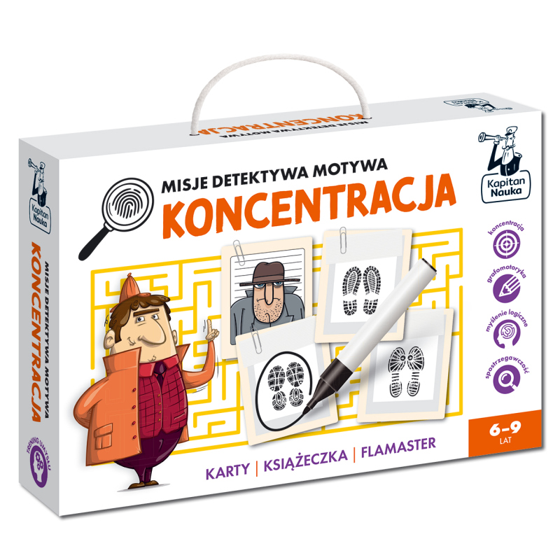 Misje Detektywa Motywa Koncentracja – Kapitan Nauka