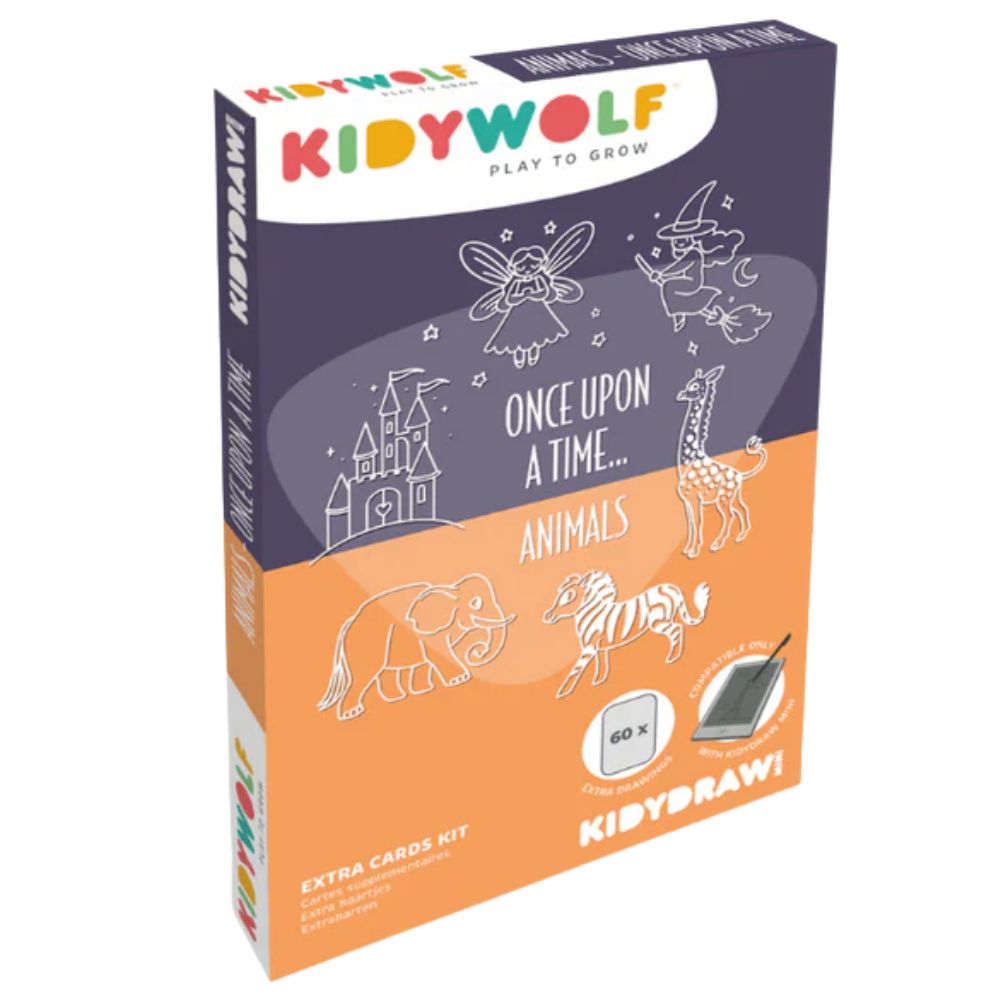 Wkłady uzupełniające do Kidydraw-mini Kidywolf Dawno temu/zwierzęta