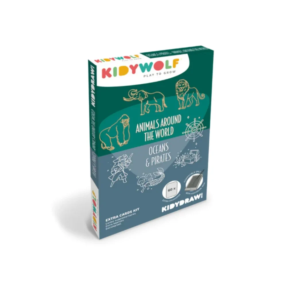 Wkłady uzupełniające do Kidydraw-mini Kidywolf Zwierzęta/Ocean/Piraci