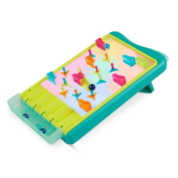 Light-Up Marble Drop – podświetlany tor kulkowy i świetlna tablica artystyczna 2w1 (180 el.)| B.Toys