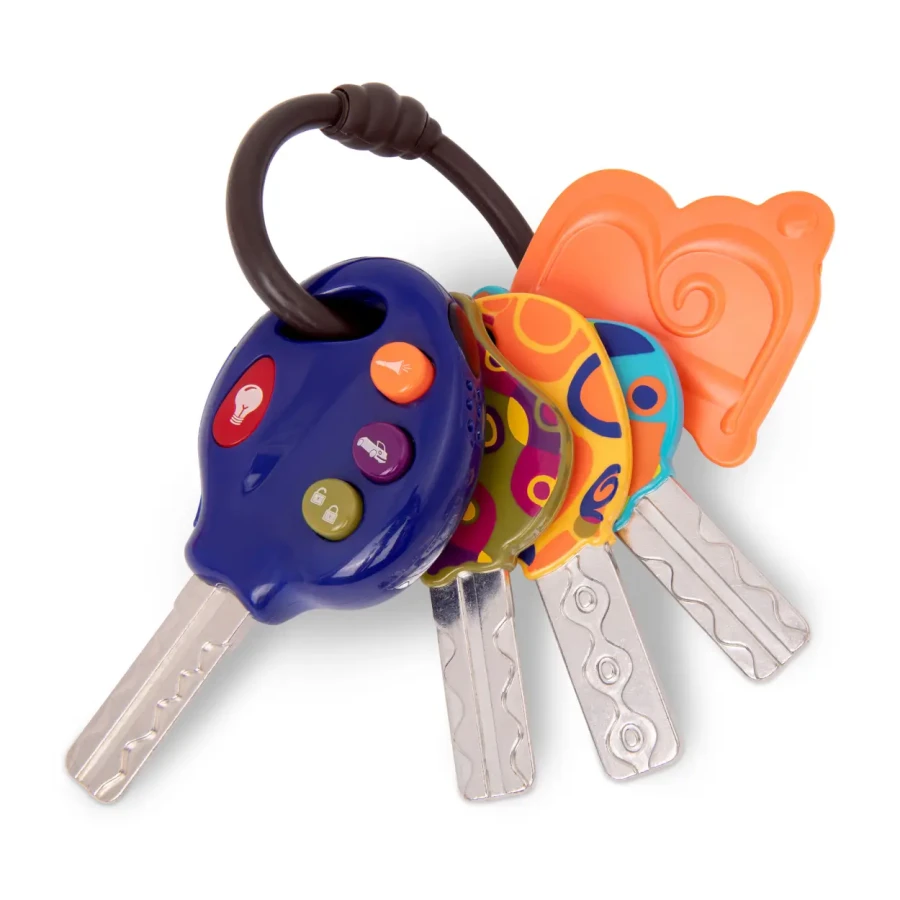 LucKeys – zestaw kluczy samochodowych z pilotem GRANATOWY