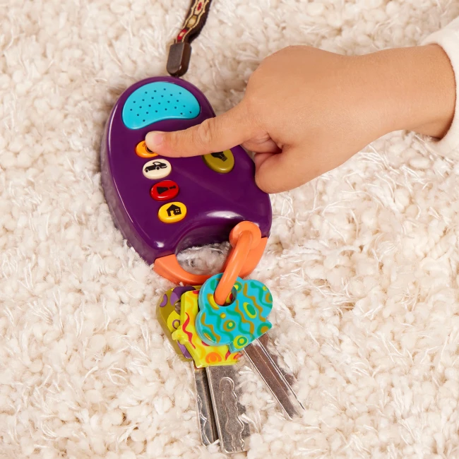 FunKeys – zestaw kluczy samochodowych z pilotem FIOLETOWY