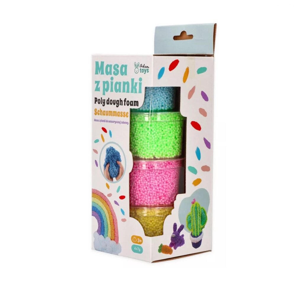 Masa piankowa kuleczkona Neonowa AdamToys