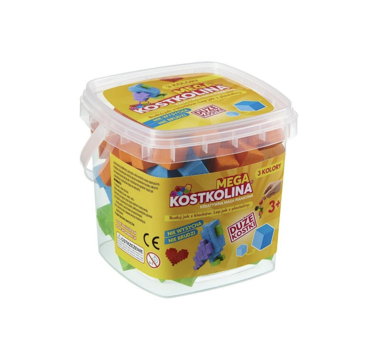 Mega Kostkolina Orange 3 kolory