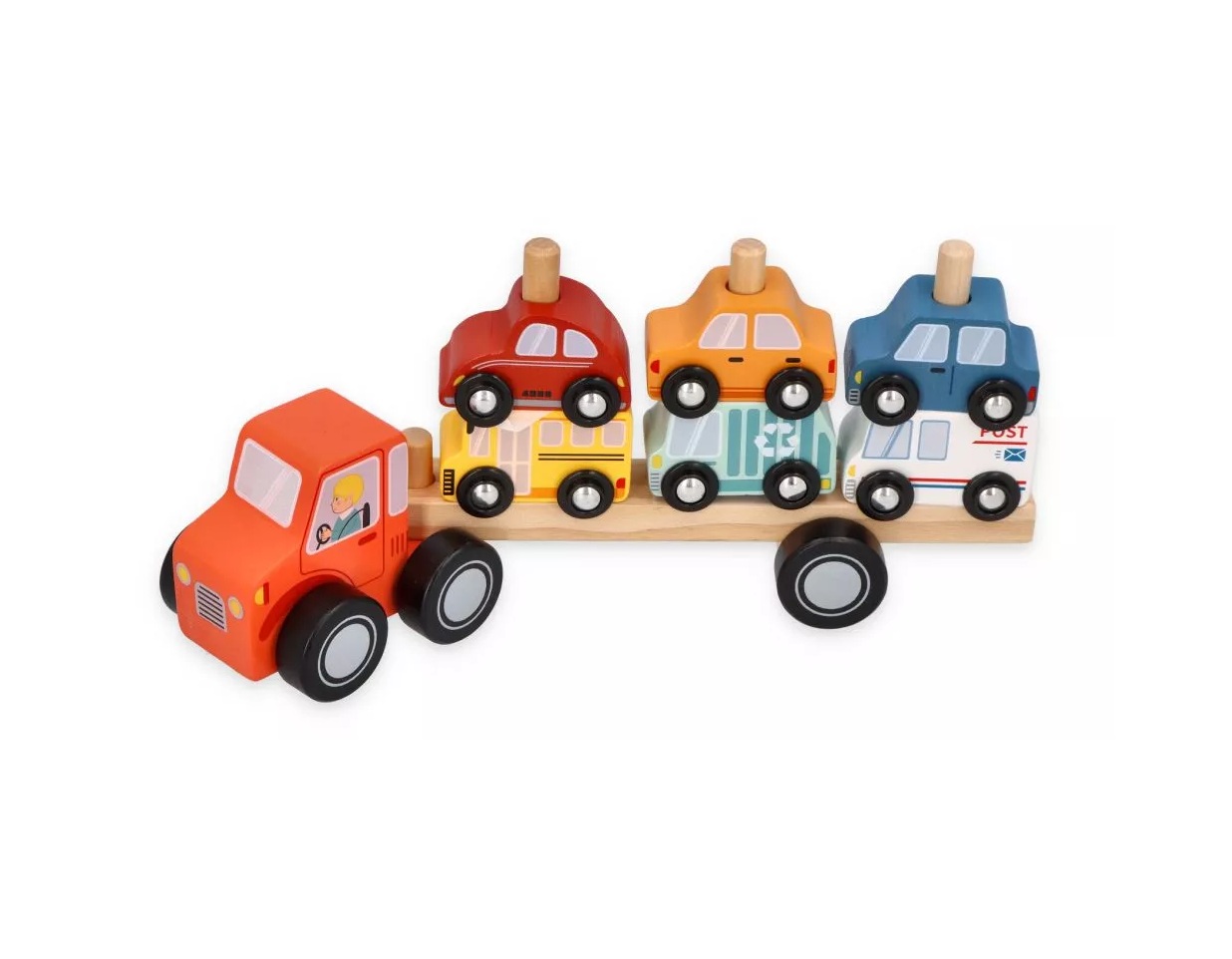 Duża laweta z samochodzikami Adam Toys