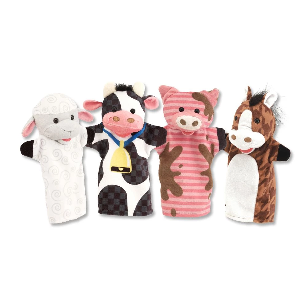 Duże pacynki kukiełki 4szt Melissa & Doug