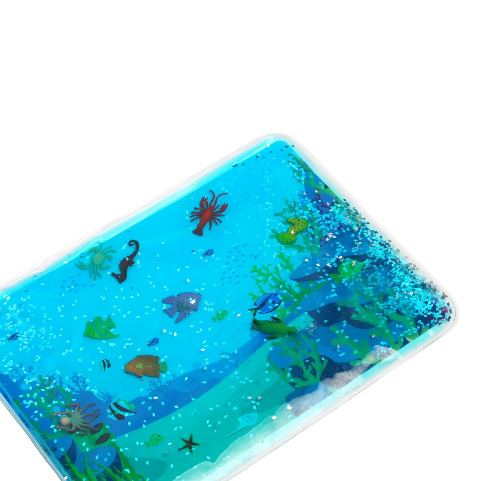 Mata sensoryczna z płynem 31x22cm Ocean animals Sense2Play